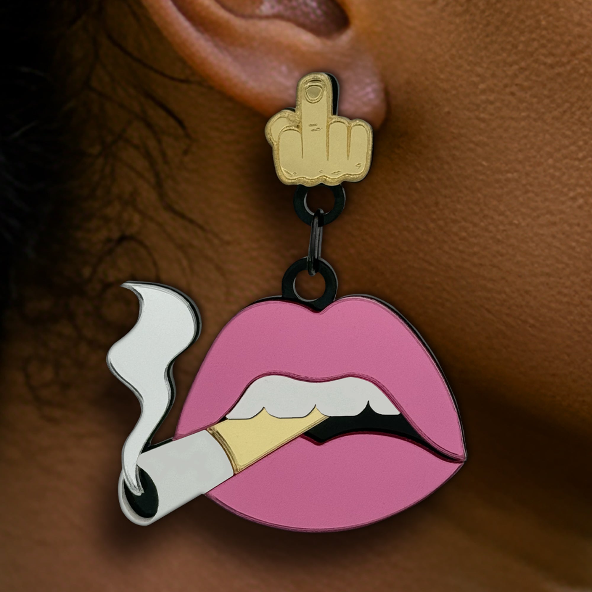 "Smoke & Mirrors" Earrings