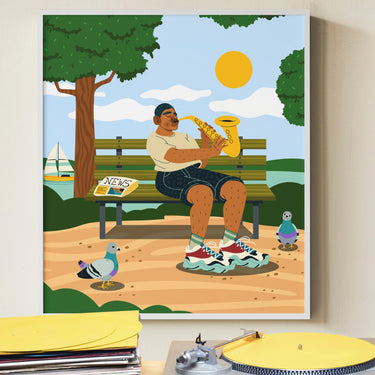 "The Park Sonata" Print DomoINK .