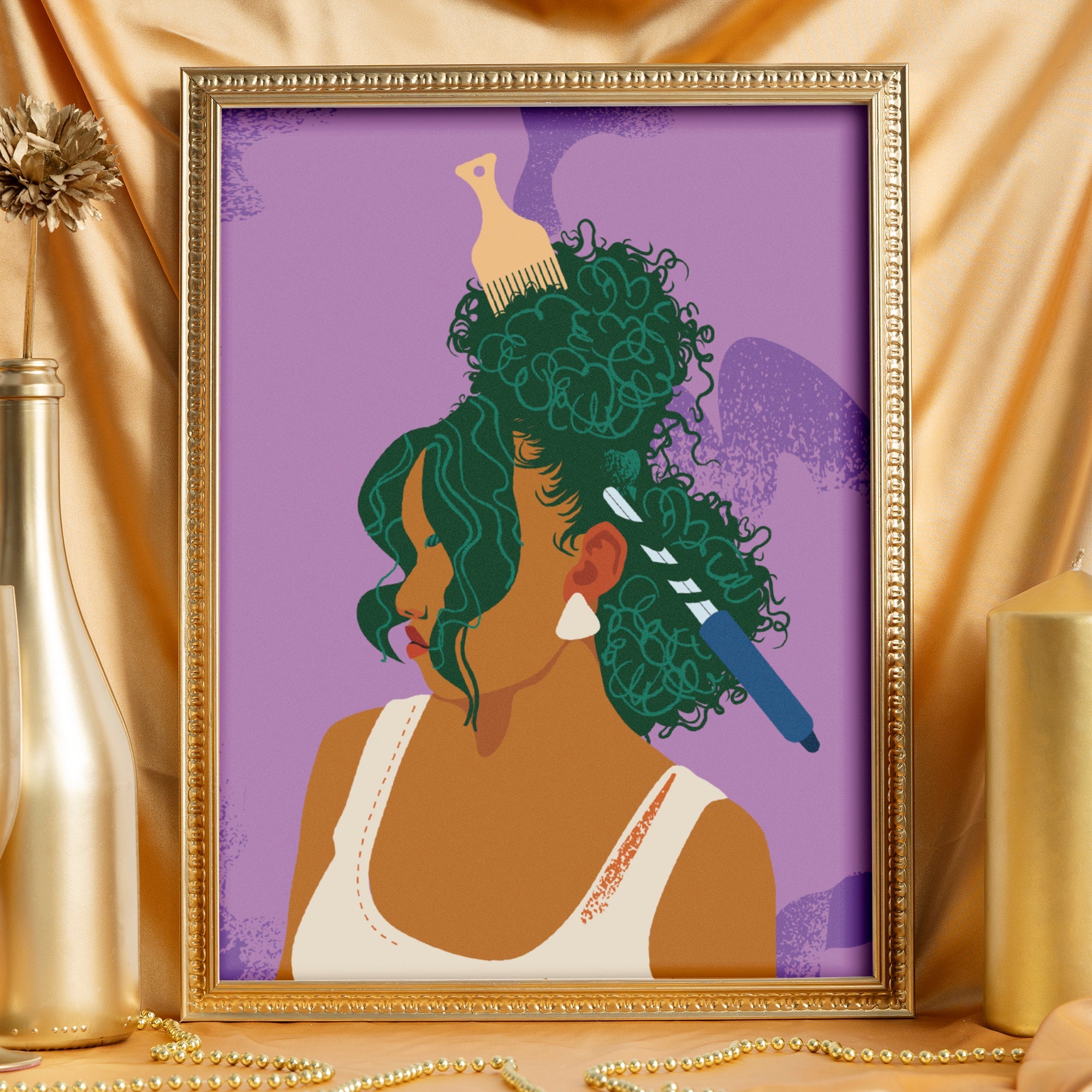 "The Updo" Print DomoINK .
