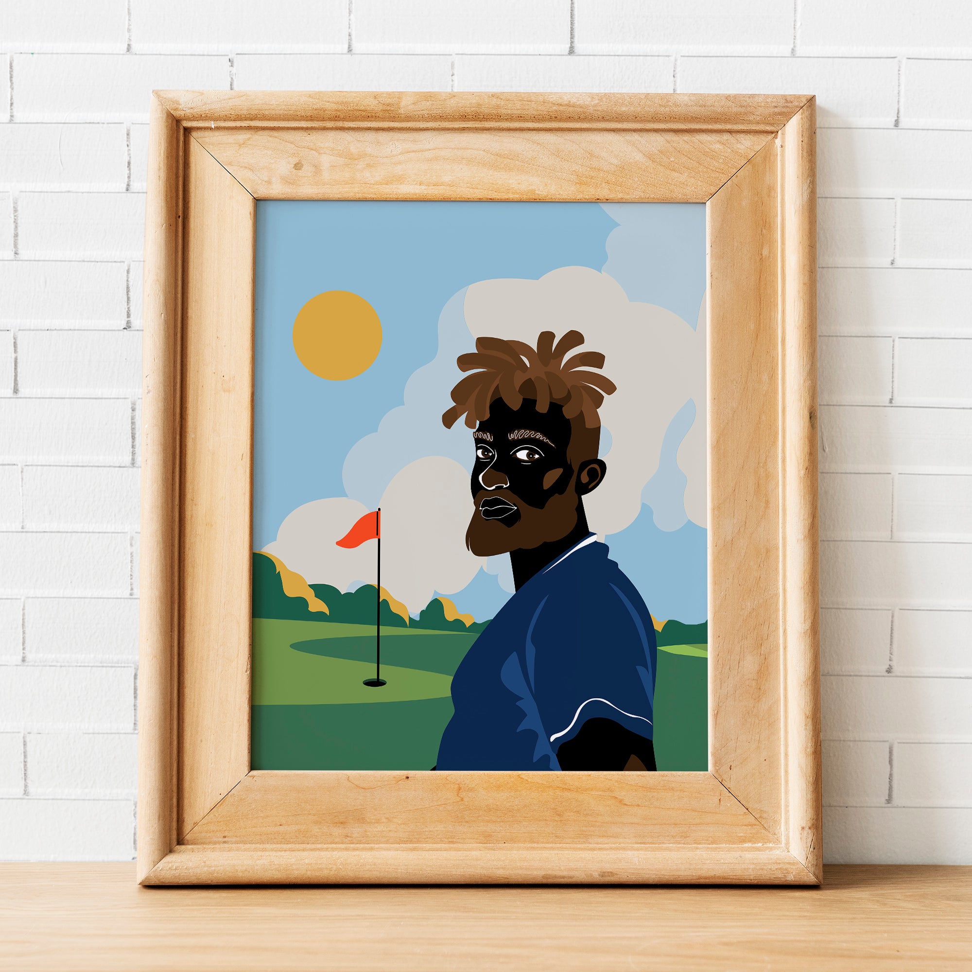 "Under Par" Print