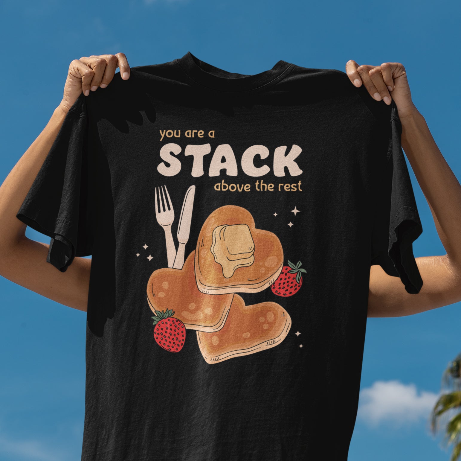 "Stack Above The Rest" Unisex Cotton Tee