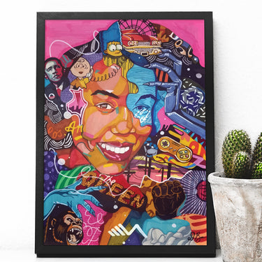 "Pomona Girl" Print DomoINK .