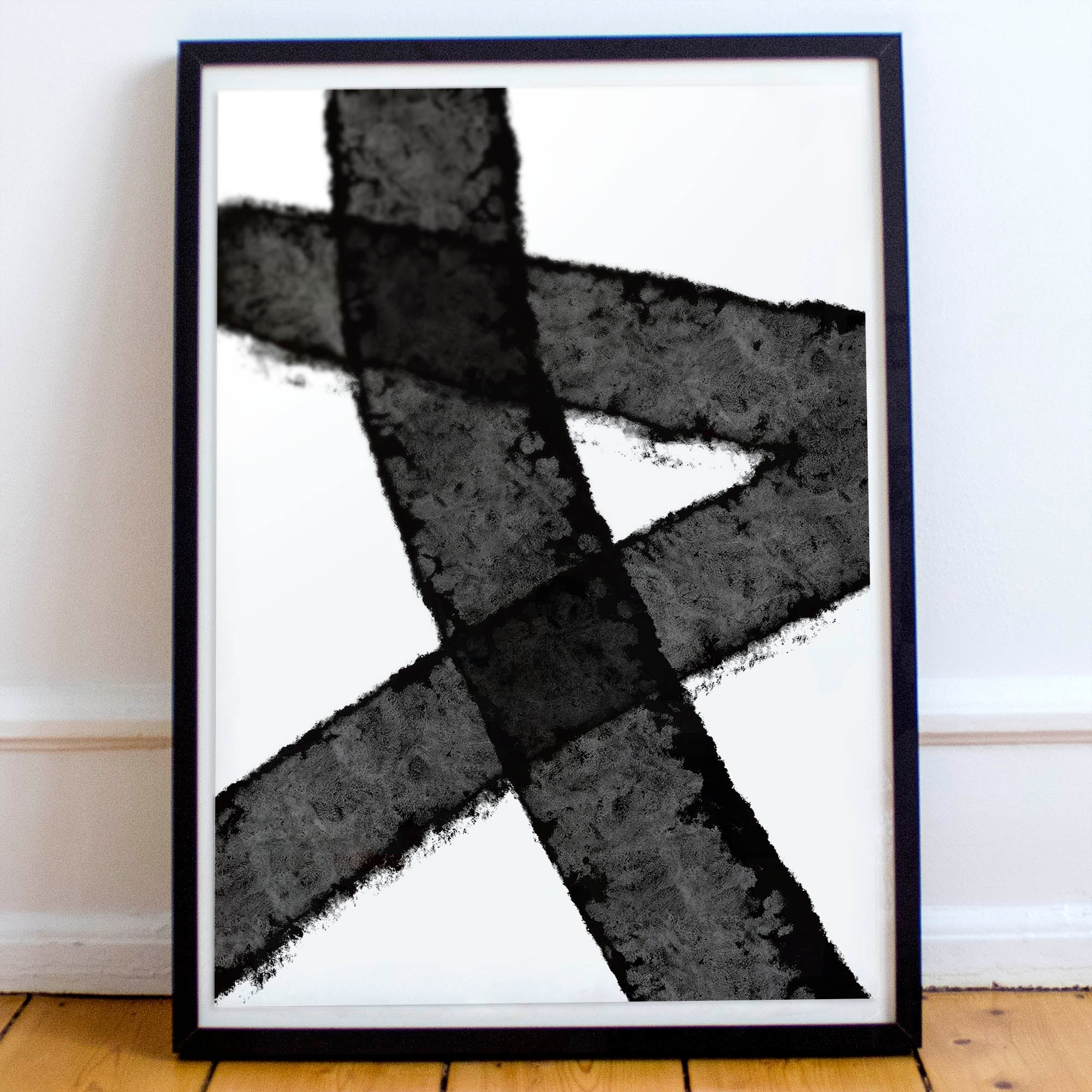 "Mid Century Black" Print DomoINK .
