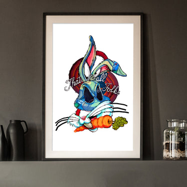 "That's All Folks" Print DomoINK .