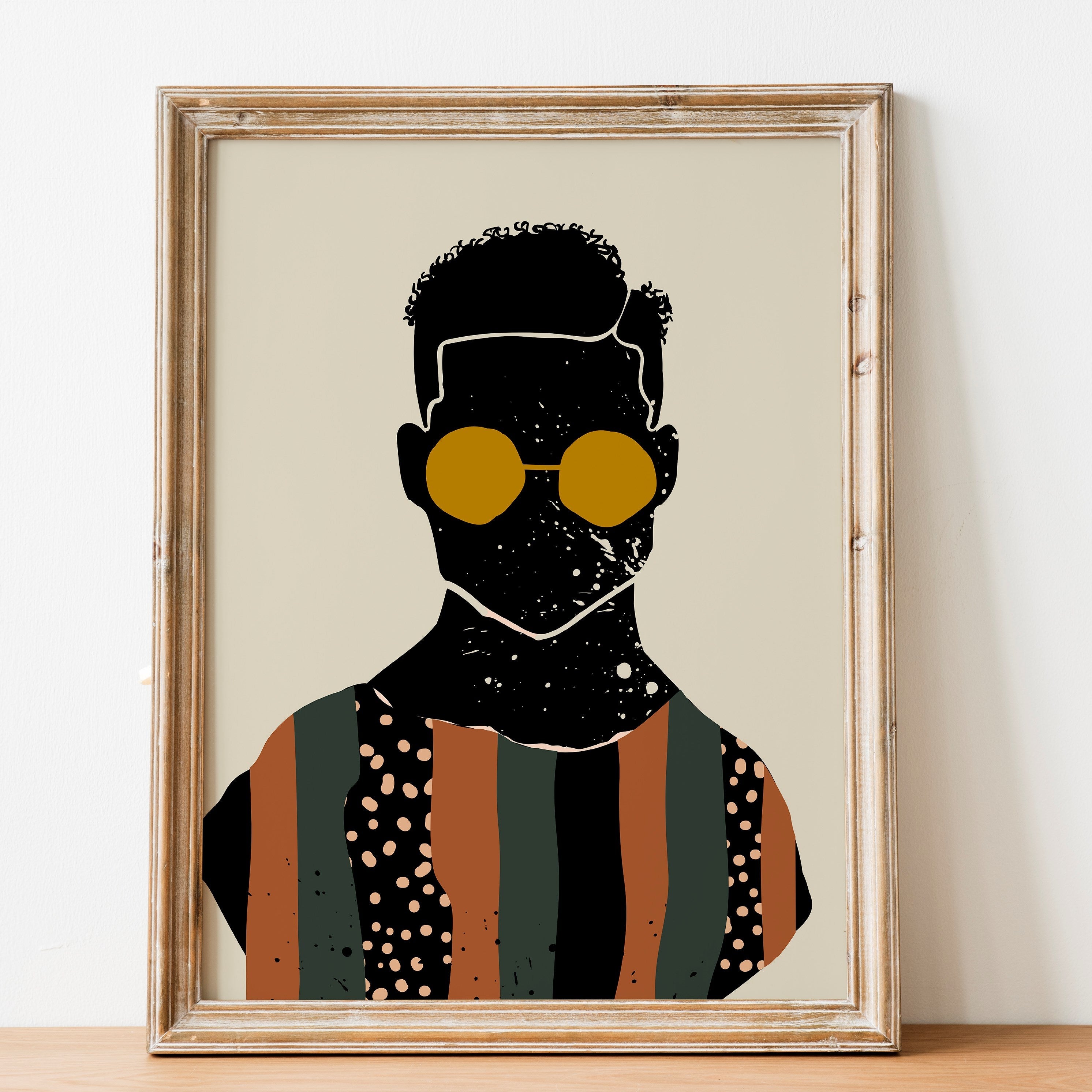 "Black Hair No. 7" Print - DomoINK