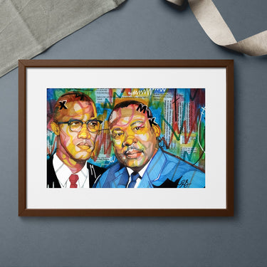 "Malcolm X Martin" Print DomoINK .