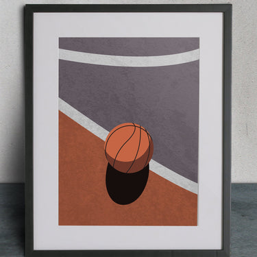 "Basketball No. 1" Print DomoINK .