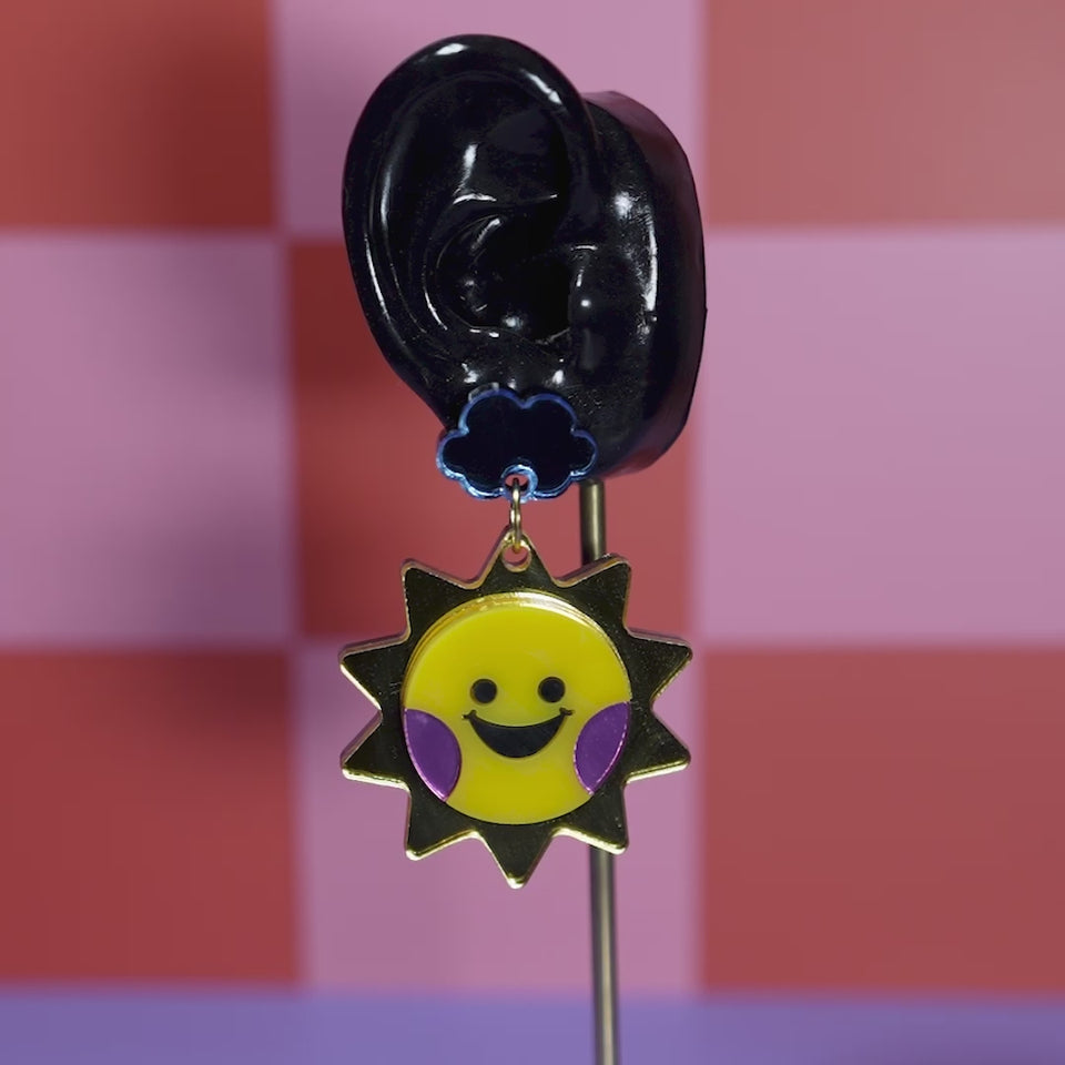 "Sunshine" Earrings DomoINK .