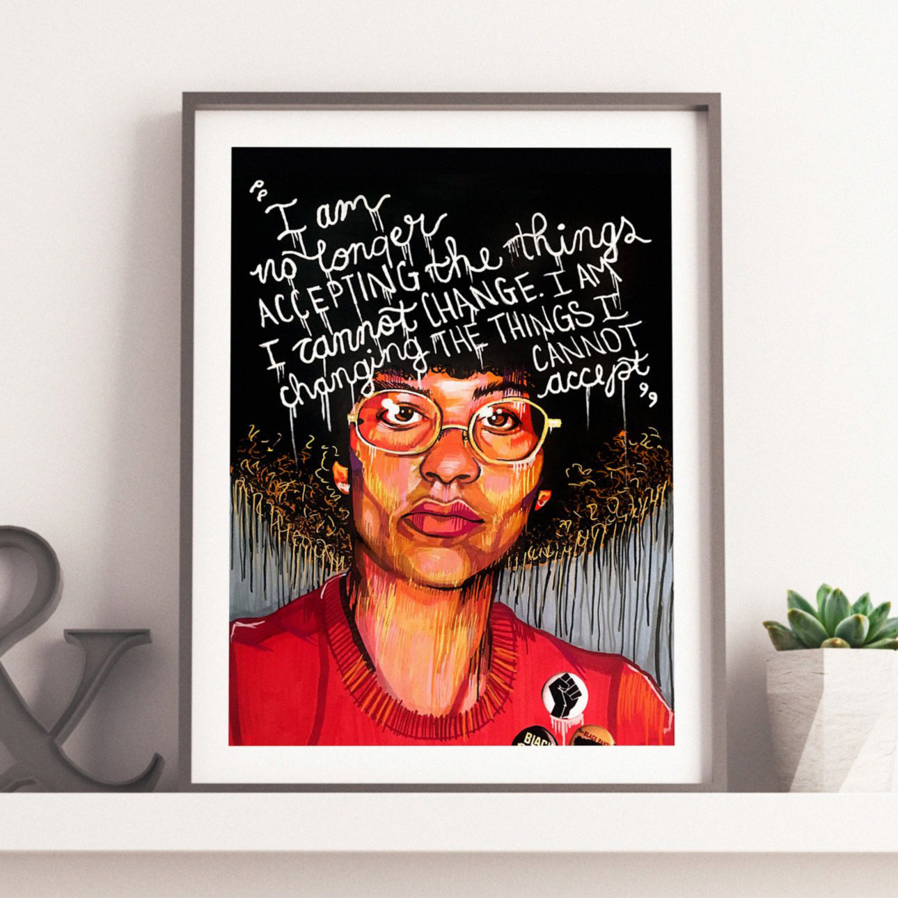 "Angela" Print - DomoINK
