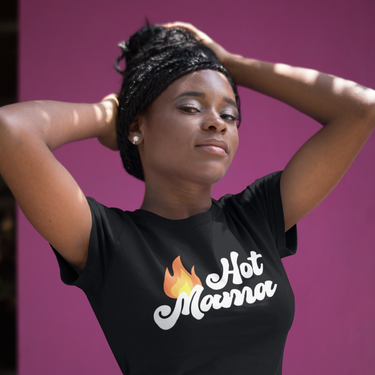 "Hot Mama" Unisex Cotton Tee DomoINK T-Shirt.