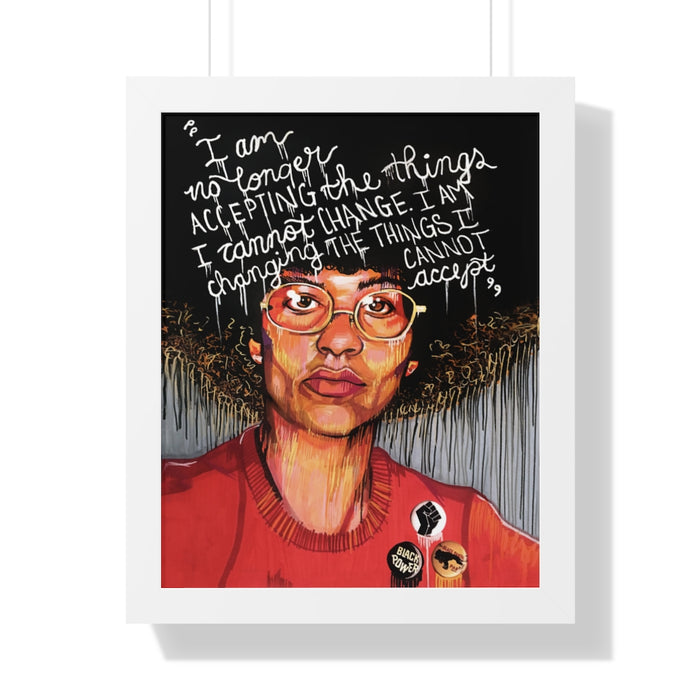 "Angela" Framed Art Print - DomoINK
