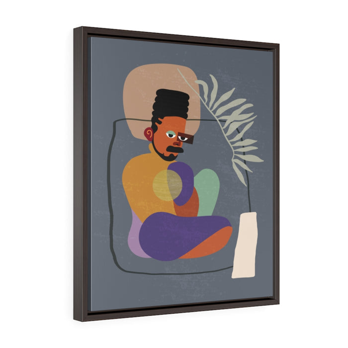 "Wayne" Framed Canvas Print - DomoINK