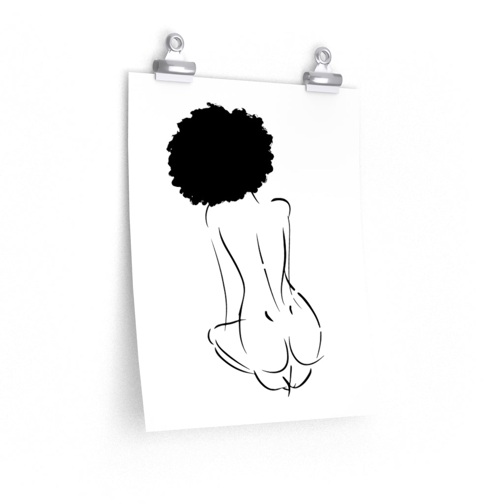"Nude in Black No. 2" Print