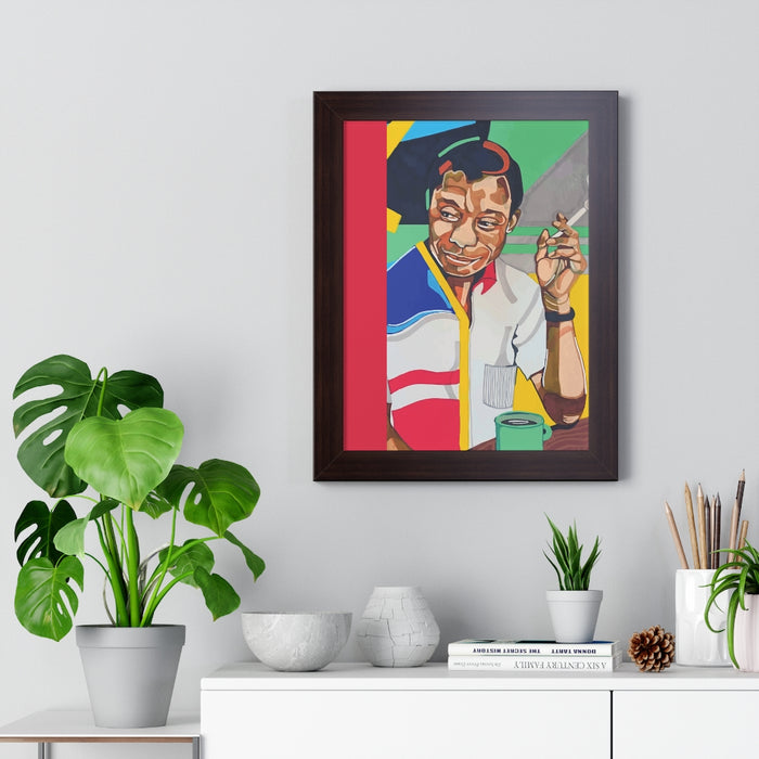 "Baldwin" Framed Art Print - DomoINK