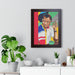 "Baldwin" Framed Art Print - DomoINK