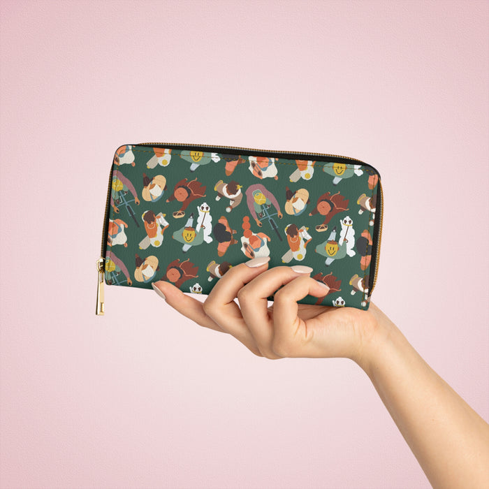"Crosswalk" Zipper Wallet