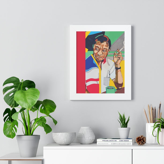 "Baldwin" Framed Art Print - DomoINK