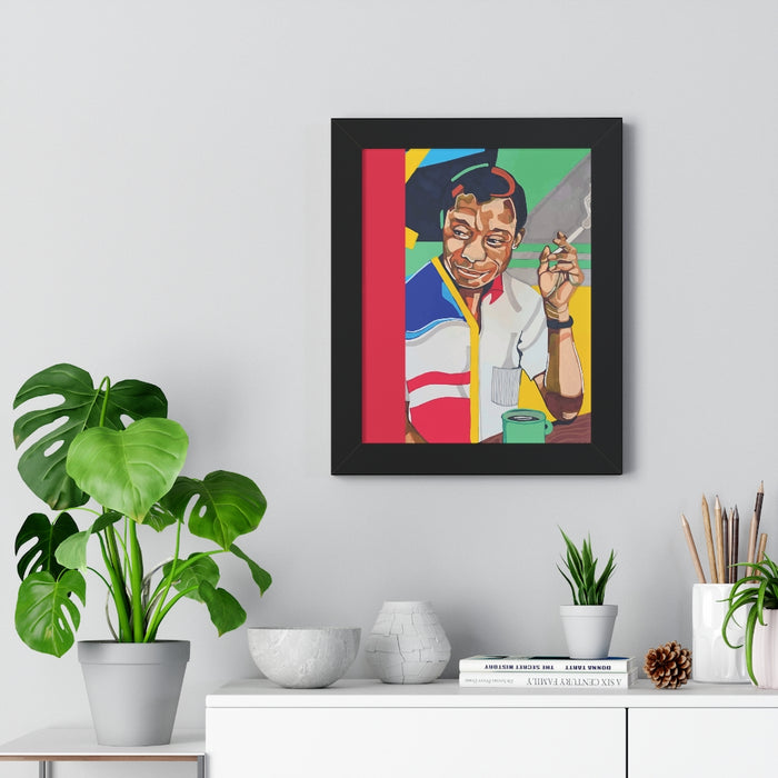 "Baldwin" Framed Art Print - DomoINK
