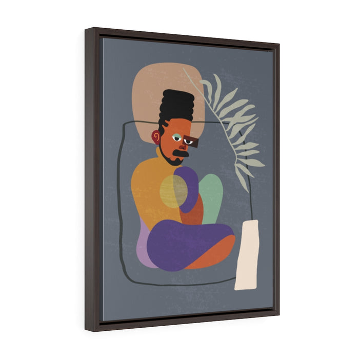 "Wayne" Framed Canvas Print - DomoINK