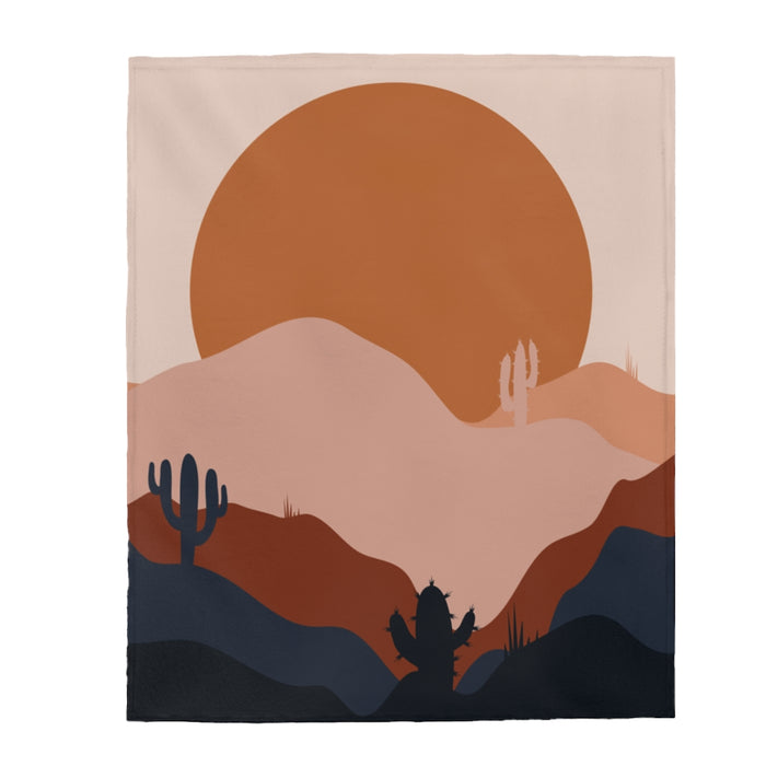 "Desert" Plush Blanket - DomoINK