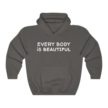 "Every Body is Beautiful" Hooded Sweatshirt - DomoINK