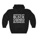 "Black Owned" Unisex Hooded Sweatshirt - DomoINK