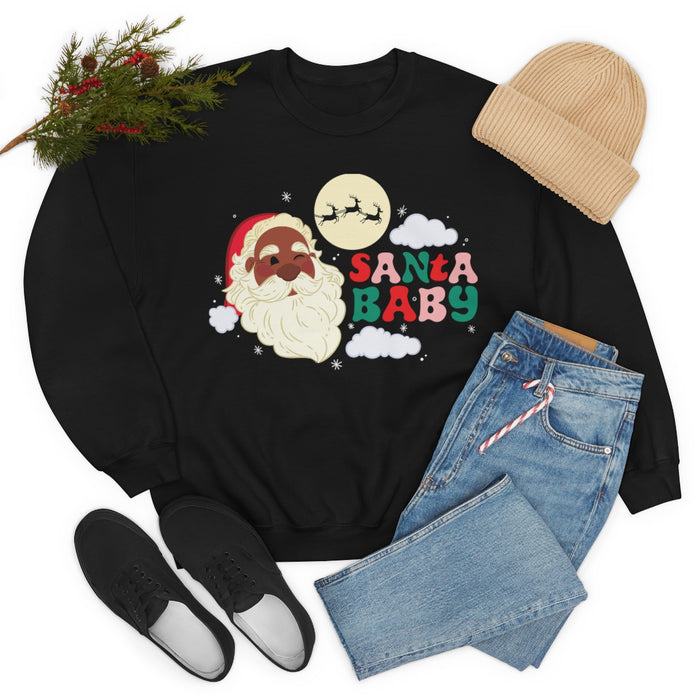 "Santa Baby" Unisex Sweatshirt - DomoINK