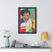 "Baldwin" Framed Art Print - DomoINK