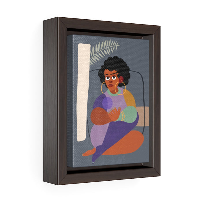 "Kelly" Framed Canvas Print - DomoINK