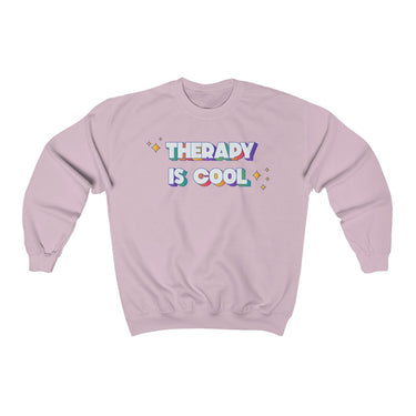 "Therapy Is Cool" Unisex Sweatshirt - DomoINK