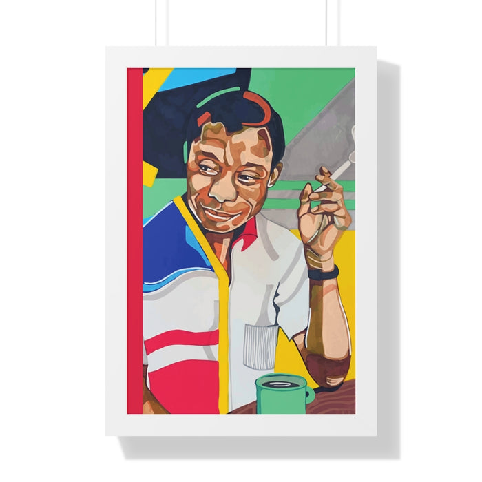 "Baldwin" Framed Art Print - DomoINK