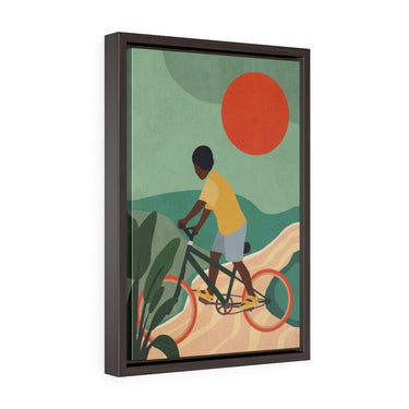"Sunset" Framed Canvas Print - DomoINK