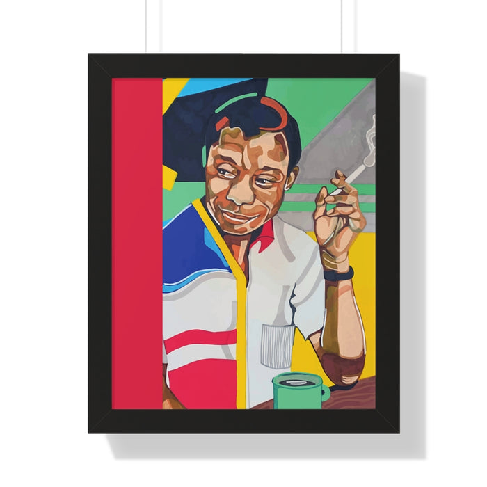 "Baldwin" Framed Art Print - DomoINK
