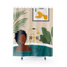 "Stay Home" Shower Curtain - DomoINK