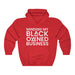 "Black Owned" Unisex Hooded Sweatshirt - DomoINK