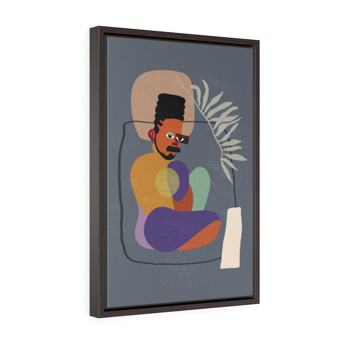 "Wayne" Framed Canvas Print - DomoINK