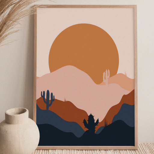 "Desert Flow" Print - DomoINK