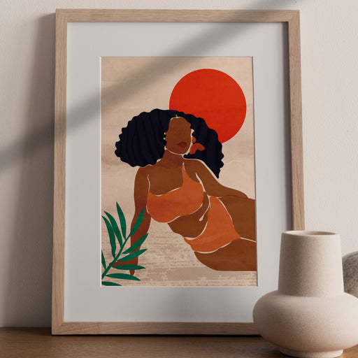"Red Sun" Print - DomoINK