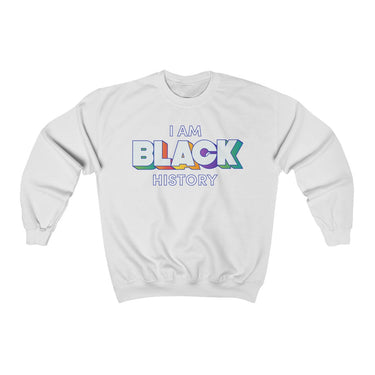 "I am Black History" Unisex Sweatshirt - DomoINK