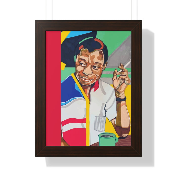 "Baldwin" Framed Art Print - DomoINK