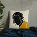 "Black Hair No. 1" Pillow - DomoINK