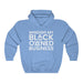 "Black Owned" Unisex Hooded Sweatshirt - DomoINK