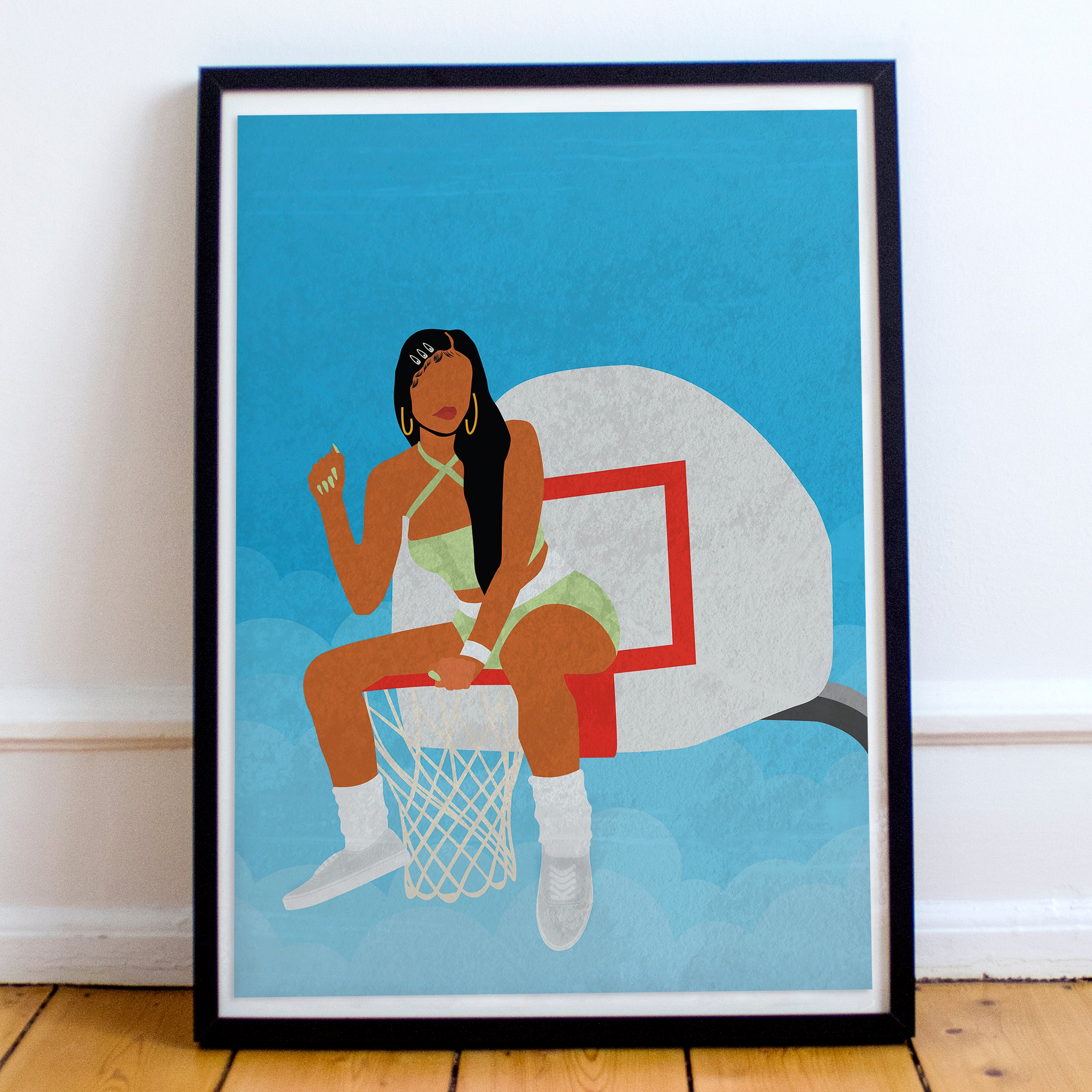 "Basketball No. 3" Print - DomoINK