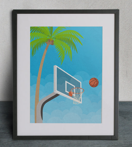 "Basketball No. 2" Print - DomoINK