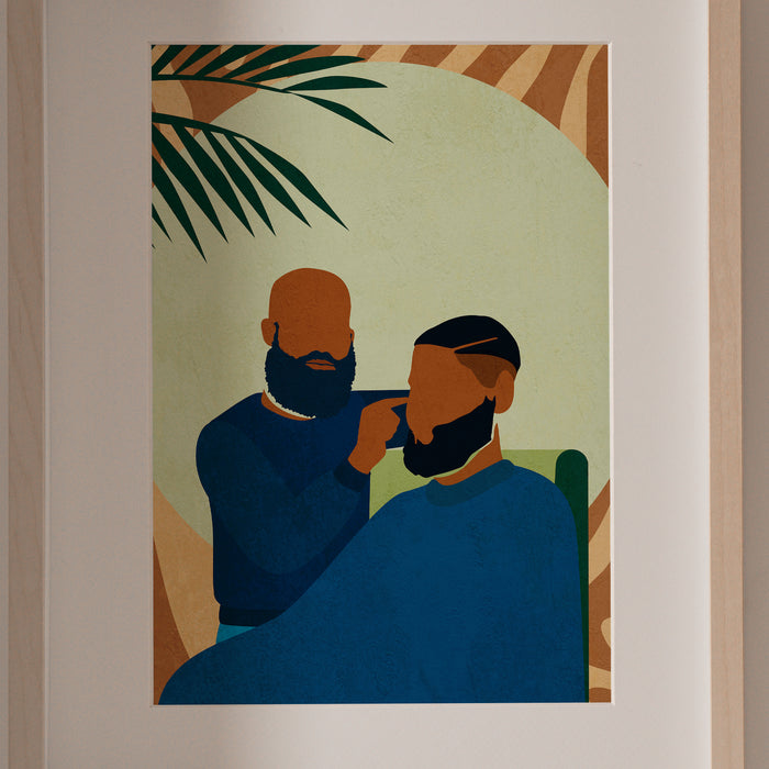 "Barbershop No. 1" Print - DomoINK