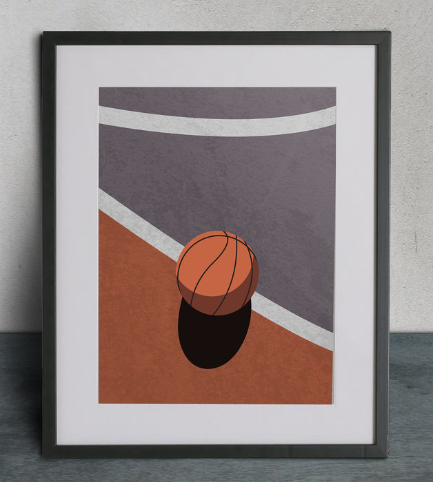 "Basketball No. 1" Print - DomoINK