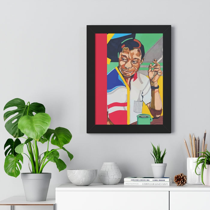 "Baldwin" Framed Art Print - DomoINK