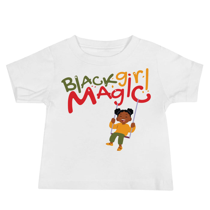 "Black Girl Magic" Baby Jersey Tee - DomoINK