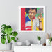 "Baldwin" Framed Art Print - DomoINK