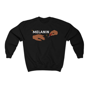 "Melanin" Unisex Sweatshirt - DomoINK